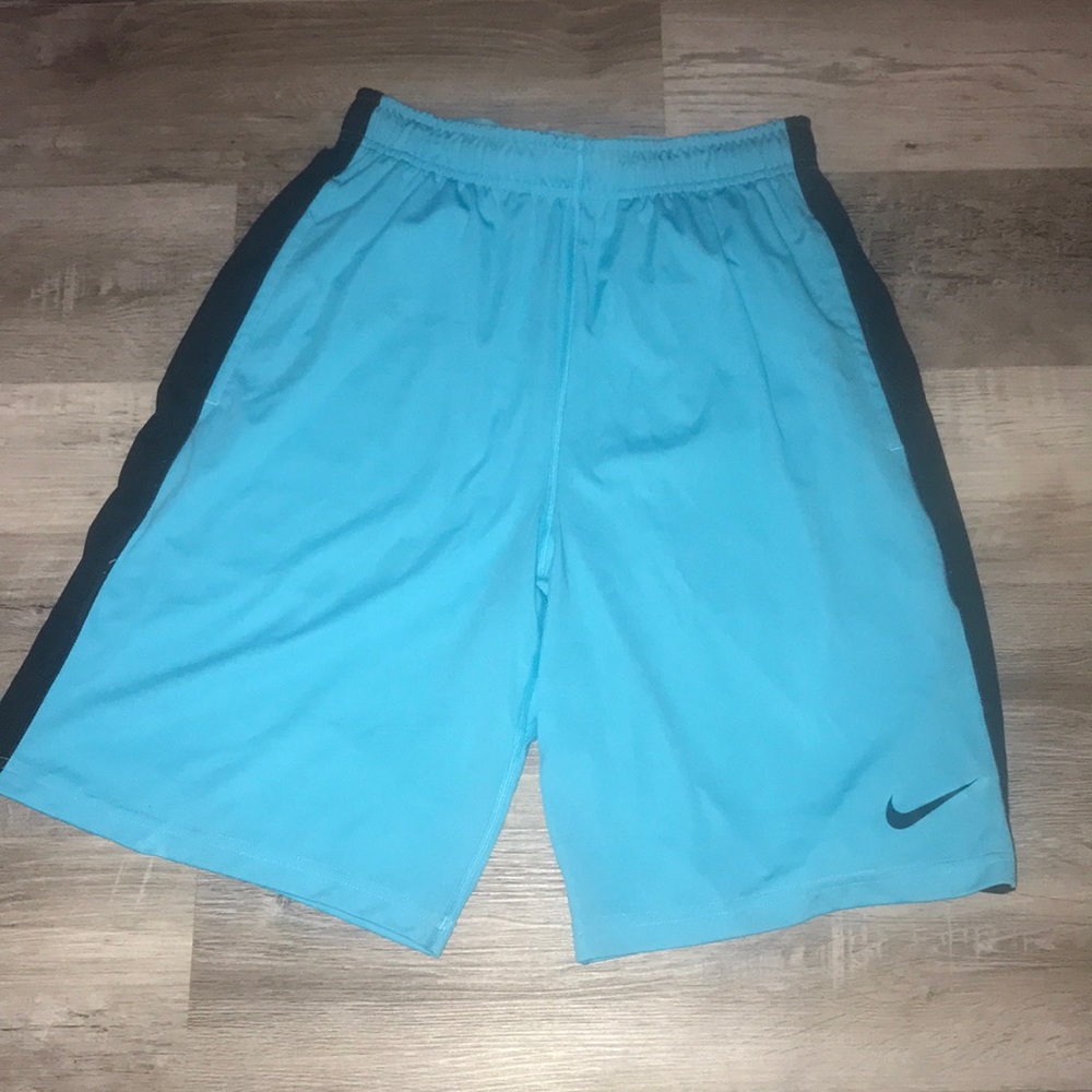 Nike dri fit teal turquoise athletic shorts size small